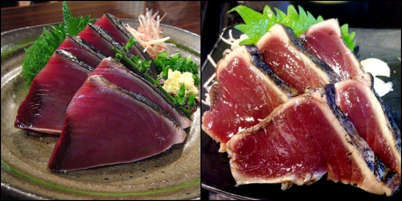 Warayakiya - Katsuo Tataki - Barbacoa de peces japoneses