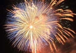 Congratulations fireworks hanabi