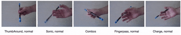 Pena berputar - juggling dengan pena