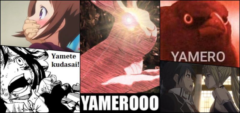 Yamete kudasai, yamero, dame - japanische Bedeutungen und Synonyme