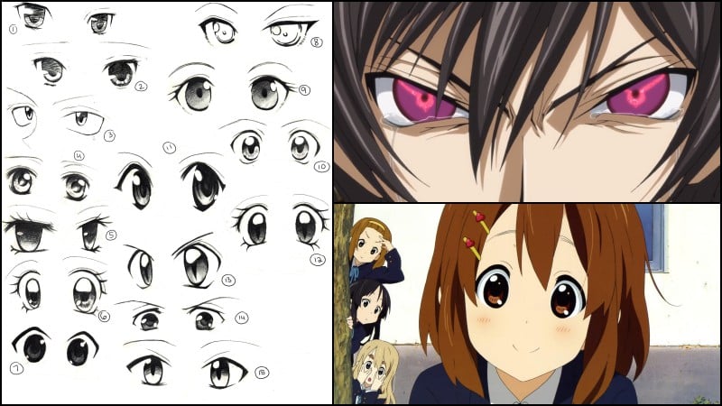 ¿Por qué los personajes de manga y anime tienen ojos grandes?