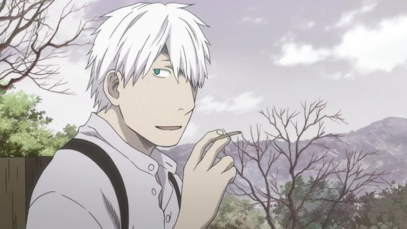 Animes with protagonists with white hair