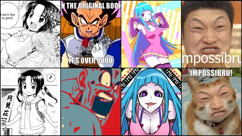 Danh mục đầy đủ các memes virus và anime