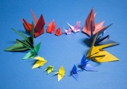 Origami de arte japonés