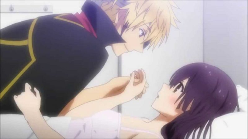 10 ideias de Beijo anime  beijo anime, anime, casais de anime