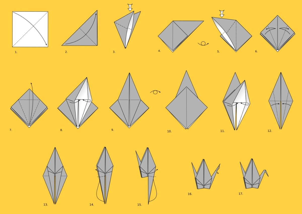 Come creare origami tsuru + legenda