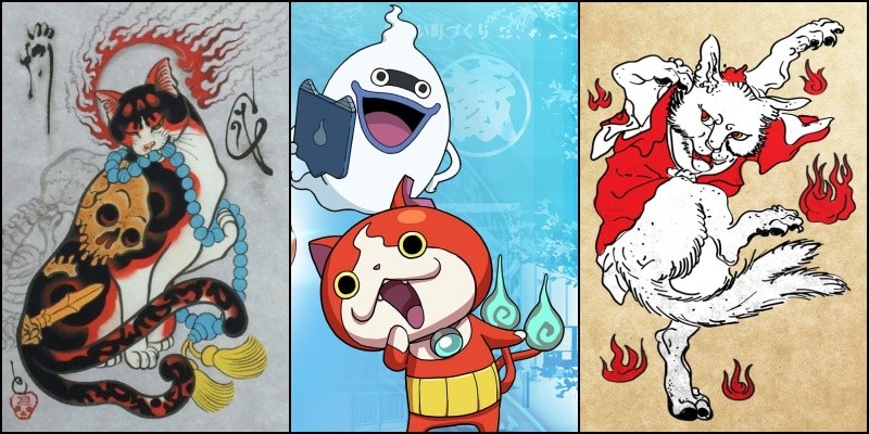 Nekomata - mèo yokai ác độc Nhật Bản