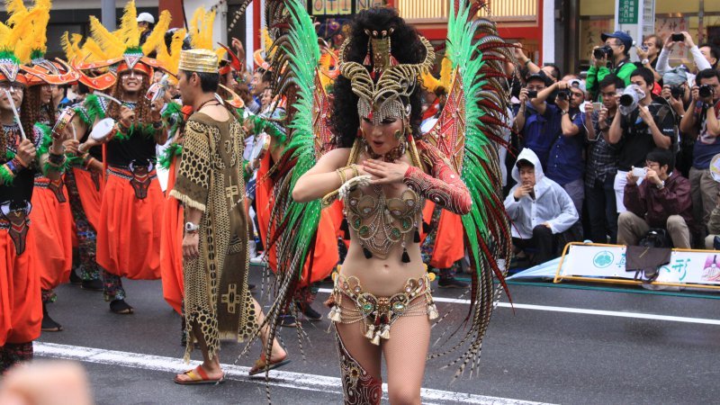 Japoneses comemoram carnaval no japão?
