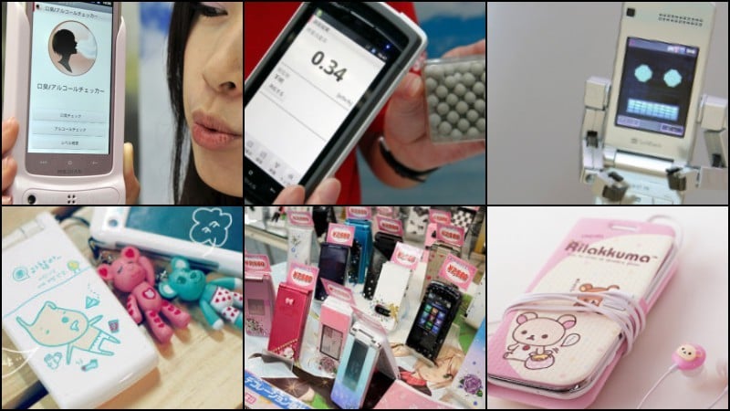 Cell phones in japan - japanese curiosities and models