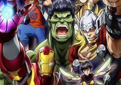 Anime from marvel and dc - super heroes of the west