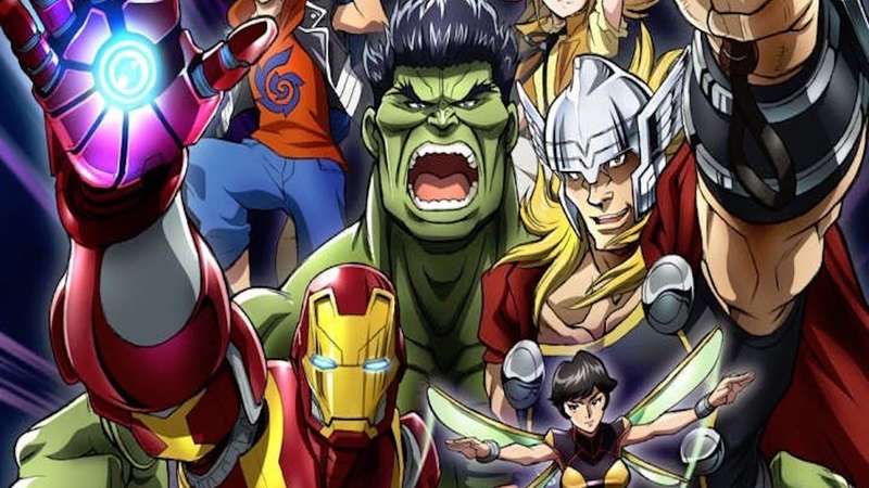 Marvel y dc anime - superhéroes del oeste