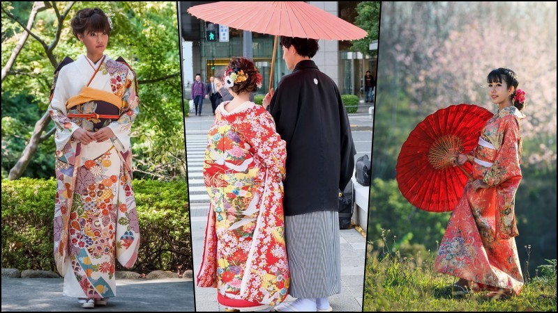 Kimono - các bộ phận và phụ kiện của quần áo truyền thống Nhật Bản