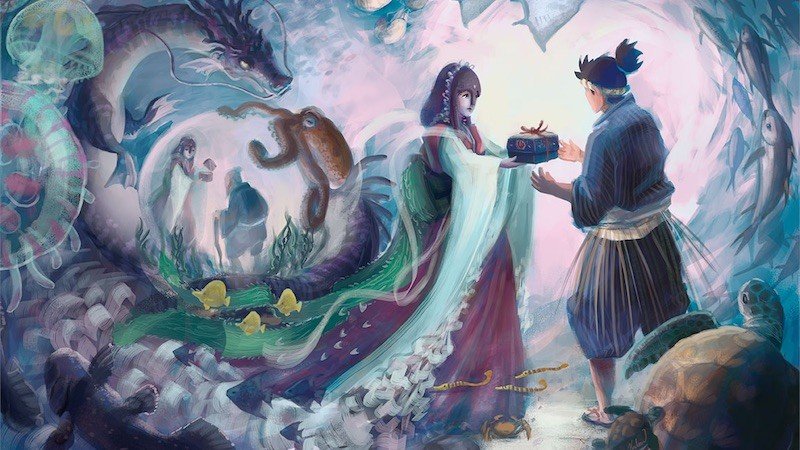 Urashima Taro and Otohime - Japanese tale