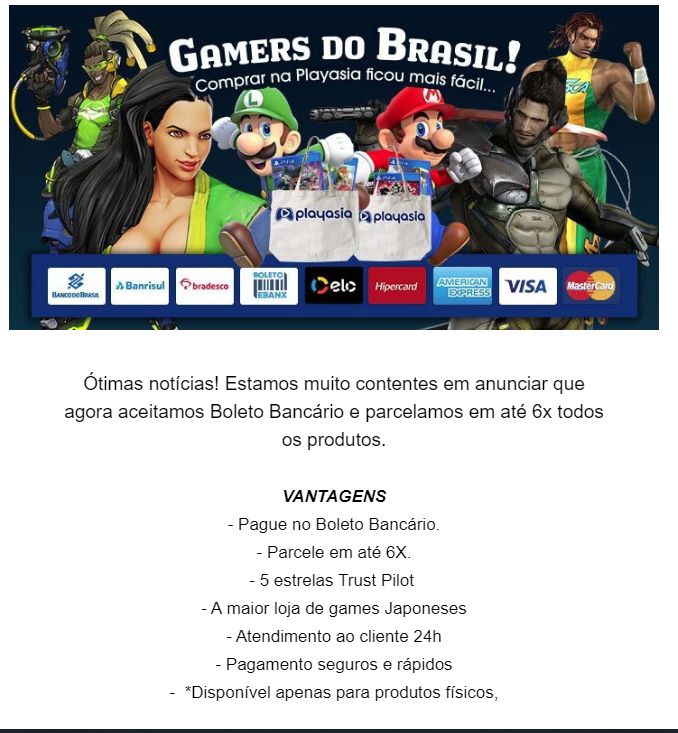 Como comprar jogos na Playasia