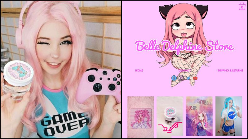 Belle Delphine - the ahegao and bathwater girl