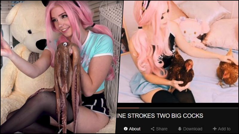 Belle Delphine - the ahegao and bathwater girl