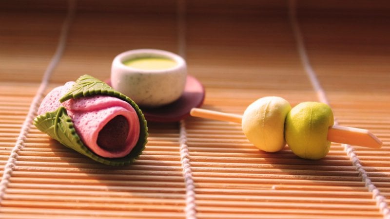Dango-일본식 과자-호기심과 조리법