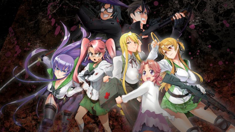 Highschool of the dead - animes ecchi