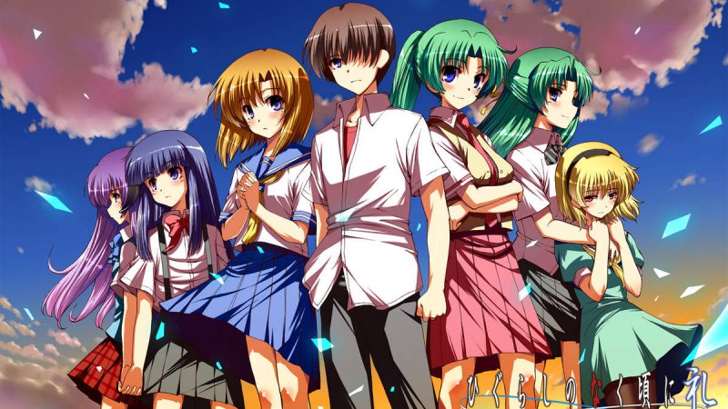 Daftar anime horor terbaik - higurashi no naku koro ni