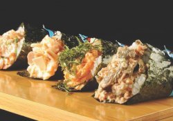 Temaki-콘 모양의 초밥