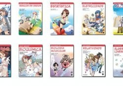 Manga educativo que enseña materiales - guía de manga