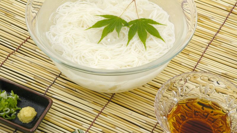 Japanese noodle type - hiyamugi