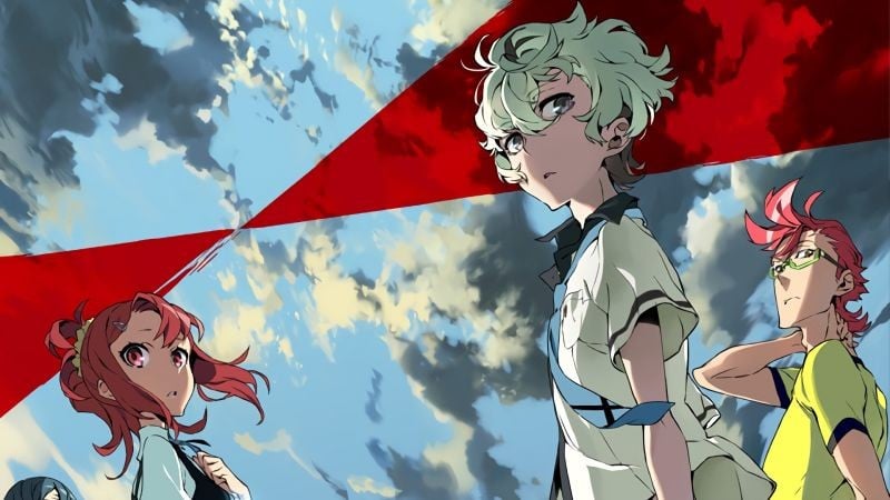 Kiznaiver - anime with white hair protagonists