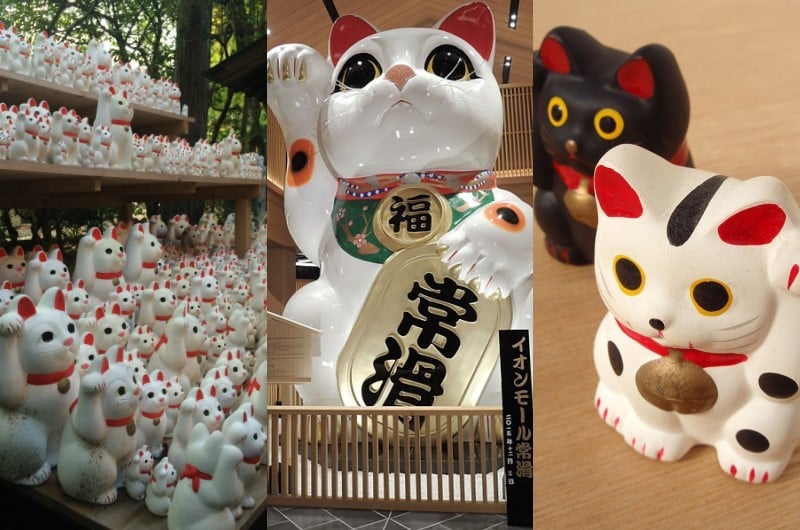 Maneki neko - kucing keberuntungan Jepang - arti dan asal usulnya