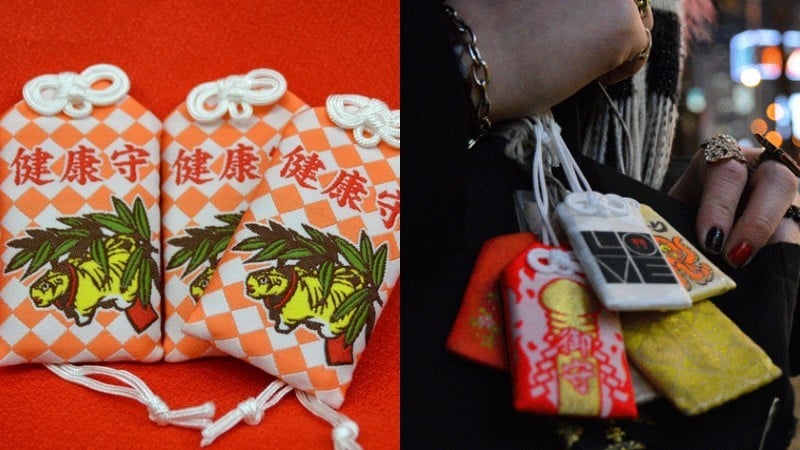 Omamori - amuletos de proteção e sorte