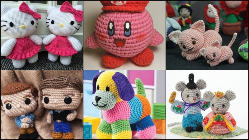 Amigurumi 가이드 - 일본어 크로 셰 뜨개질 인형