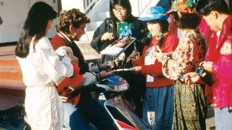 A popularidade de Ayrton Senna no Japão