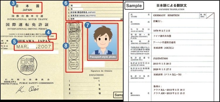 Tôi có thể lái xe ở Nhật Bản với giấy phép quốc tế hoặc cnh không?