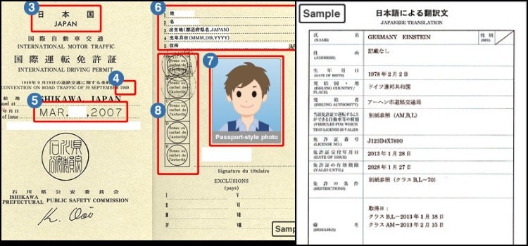 Posso dirigir no japão com permissão internacional ou cnh?