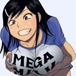 The meaning of "sugoi dekai" is "very big" or "incredibly large" in English. "Mega milk" is untranslatable.