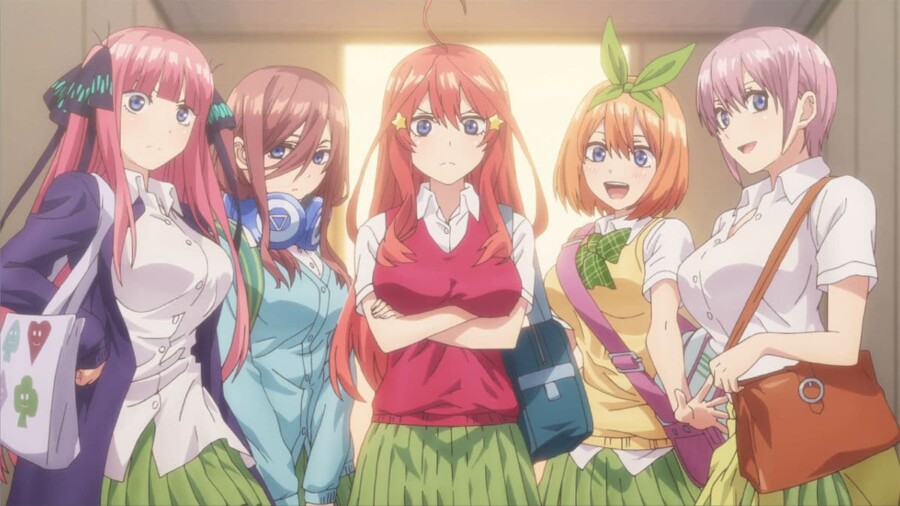 Gotoubun no Hanayome - 5 identical quintuplet sisters