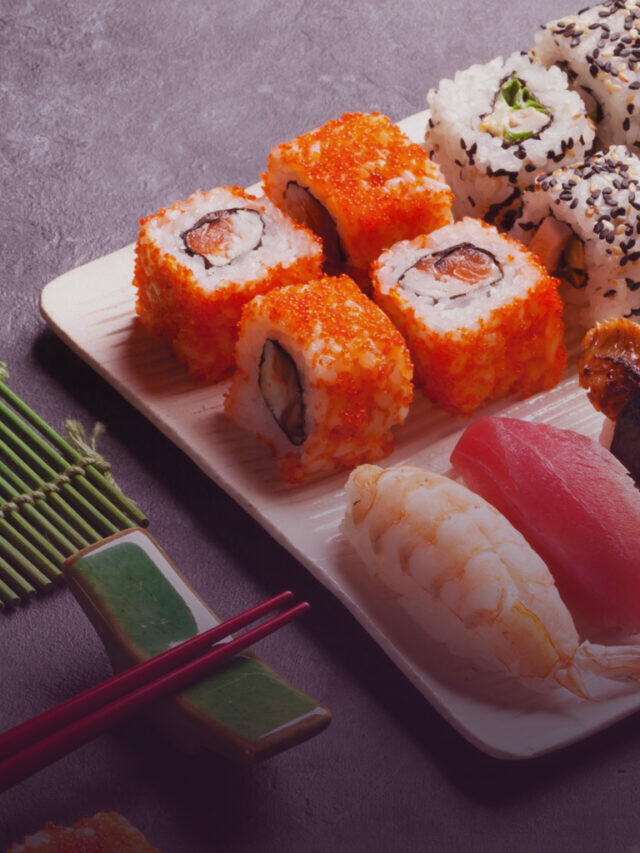 Entdecken Sie die verschiedenen Arten von Sushi, Urumaki und Nigiri