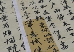 Japanese culture in calligraphy