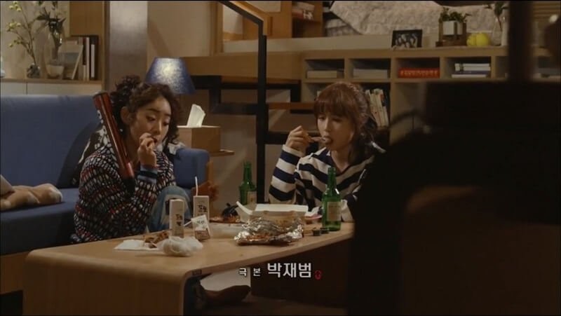 Soju dans le drame coréen (k-drama) chef Kim