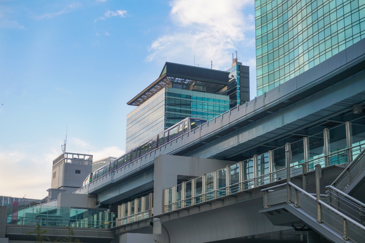 U-Bahnstation Tokio futuristisches Japan stockbilder