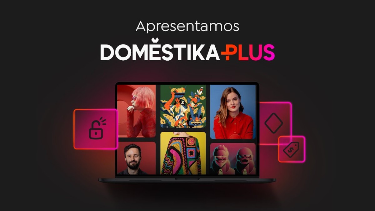 - دورة واحدة كل شهر في Domestika Plus