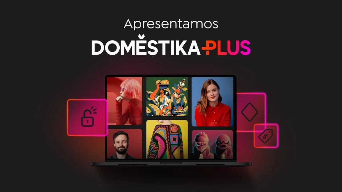 Um Curso Todo mês no Domestika Plus