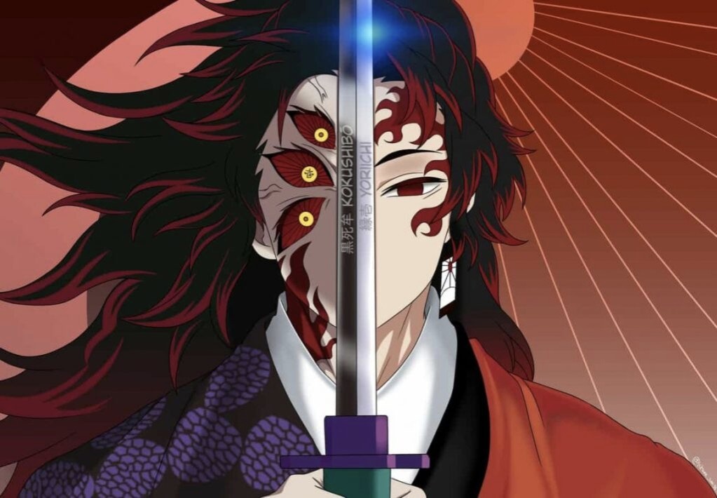 E SE YORIICHI TSUGIKUNI LUTASSE COM TODAS AS LUAS SUPERIORES E MUZAN  KIBUTSUJI - KIMETSU NO YAIBA 