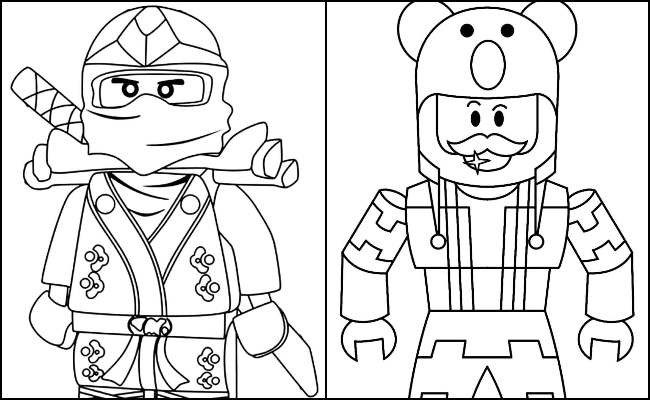 Desenhos do Roblox para Imprimir e Colorir