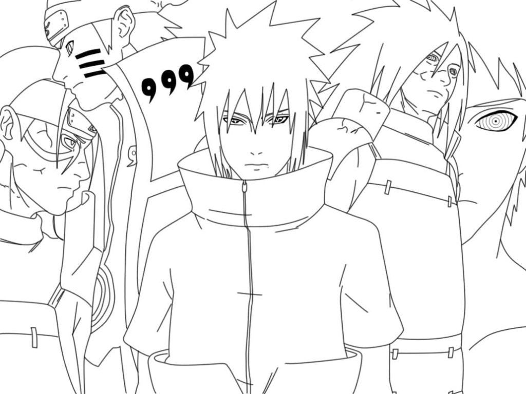 - naruto and boruto drawings to download, print and color