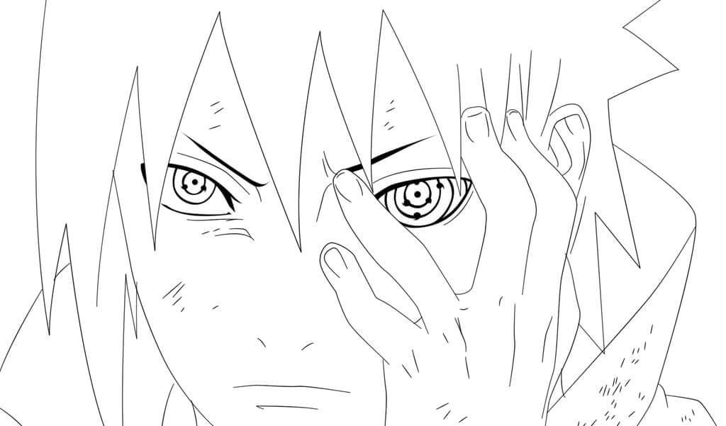 Como desenhar o SASUKE de Boruto 