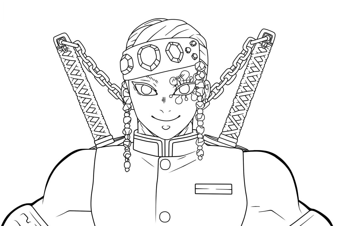 - kimetsu no yaiba drawings | demon slayer coloring page printable download