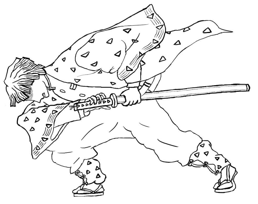 Desenhos de Kimetsu no Yaiba  Demon Slayer para Colorir, baixar e