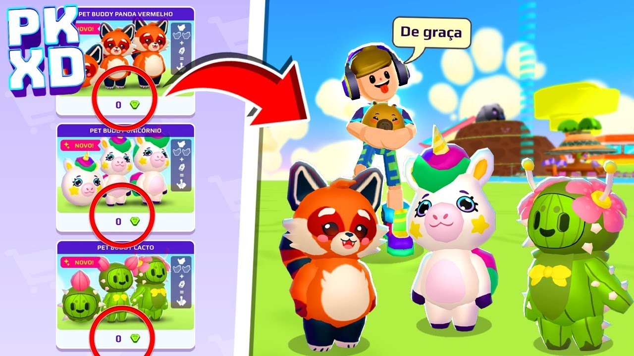 15 formas de ganhar gemas grátis no pk xd