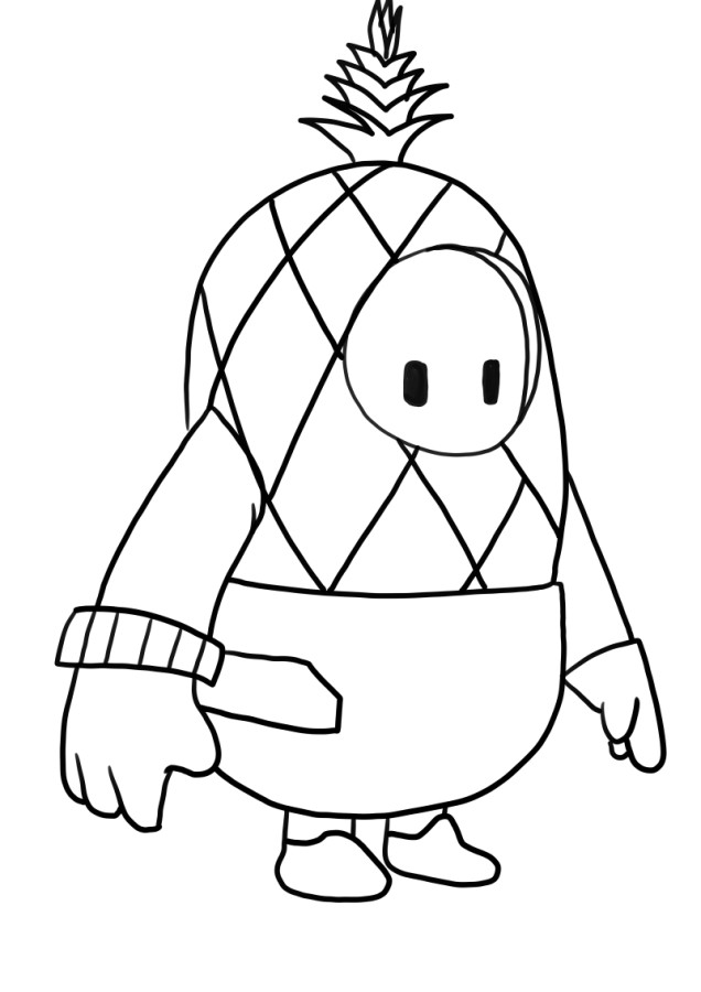 TUTORIAL COMO DESENHAR personagem do jogo #FALLGUYS passo a passo