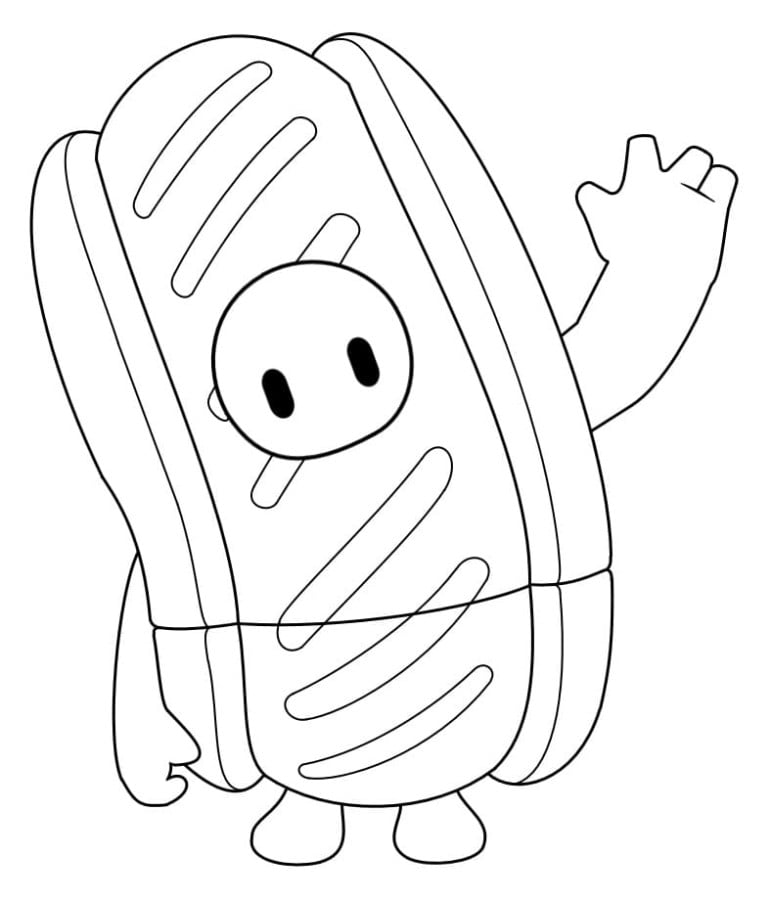 - fall guys coloring pages printable